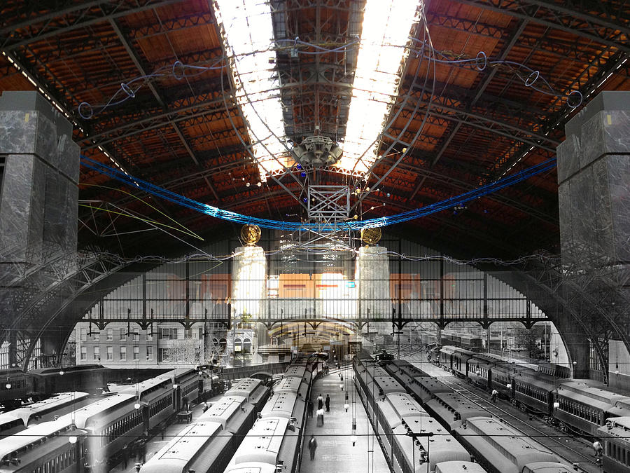 Reading Railroad Train Shed Photograph by Eric Nagy