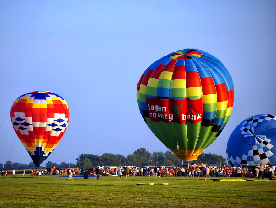 Ready for Flight Hot Air Balloons Photograph by Thomas Woolworth - Fine ...