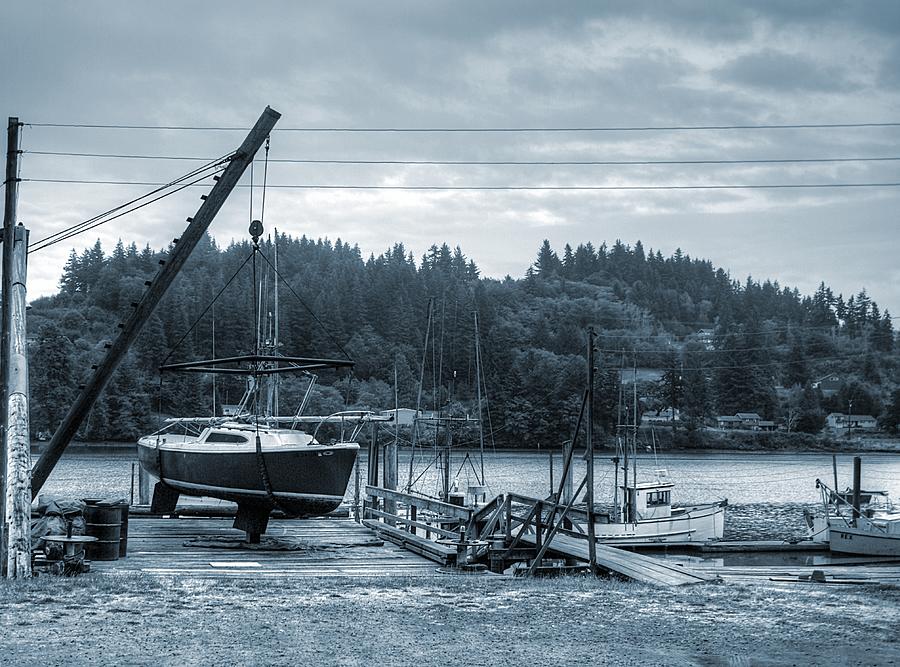 Boat Photograph - Ready for launch by HW Kateley