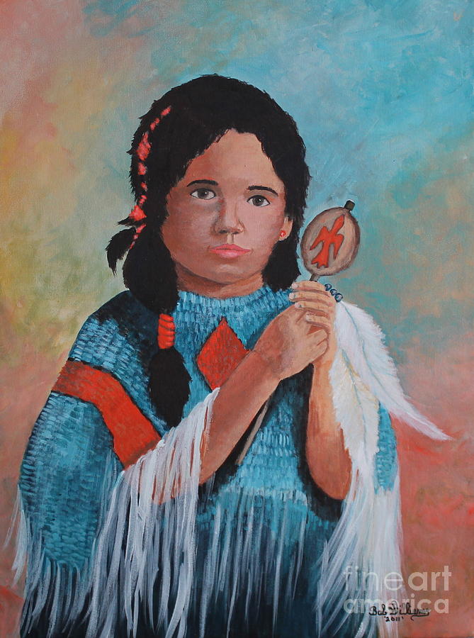 Ready for the Pow Wow Painting by Bob Williams