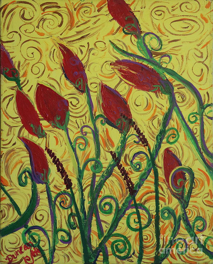 Ready To Bloom Painting by Stefan Duncan