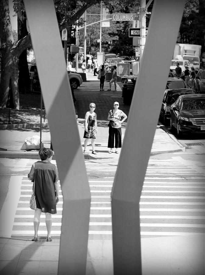 New York City Photograph - Ready to Cross by Valentino Visentini
