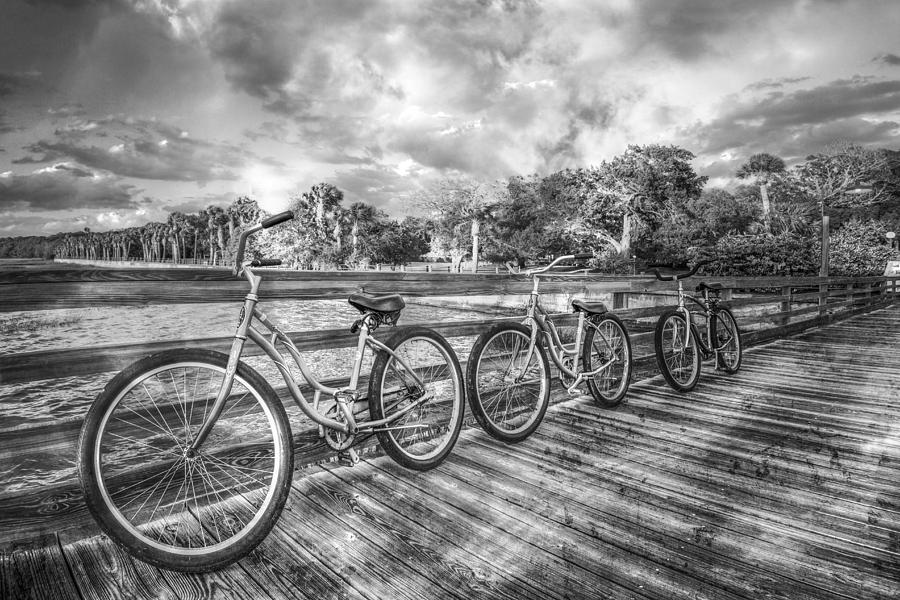 Ready to Ride in Black and White Photograph by Debra and Dave Vanderlaan