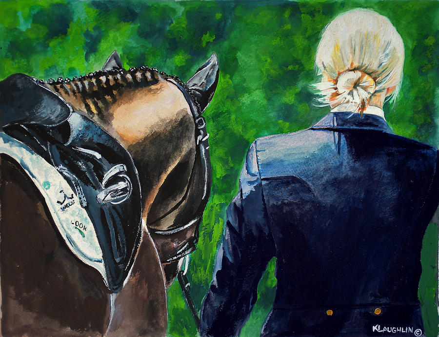 Ready to Ride Painting by Kathy Laughlin