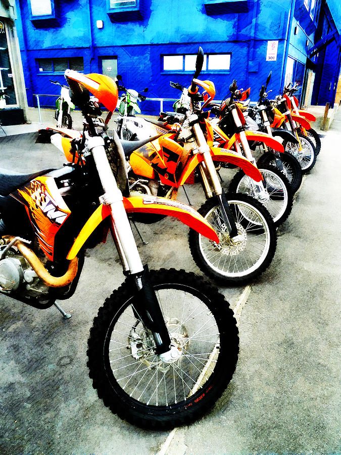 Ktm Photograph - Ready to Ride by Steve Taylor