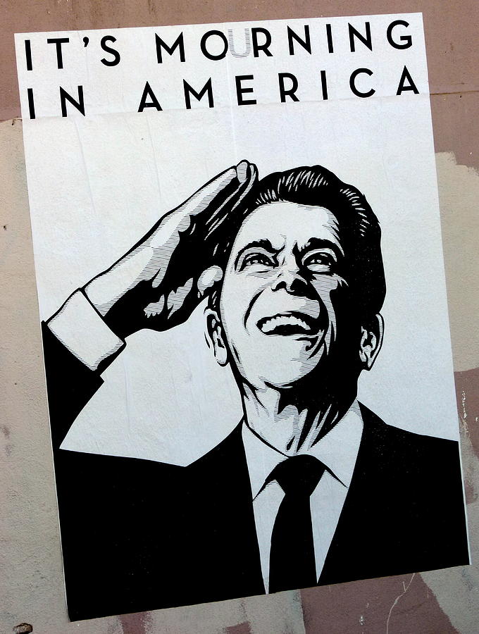 Reagan Mourning Poster Photograph by Jeff Lowe