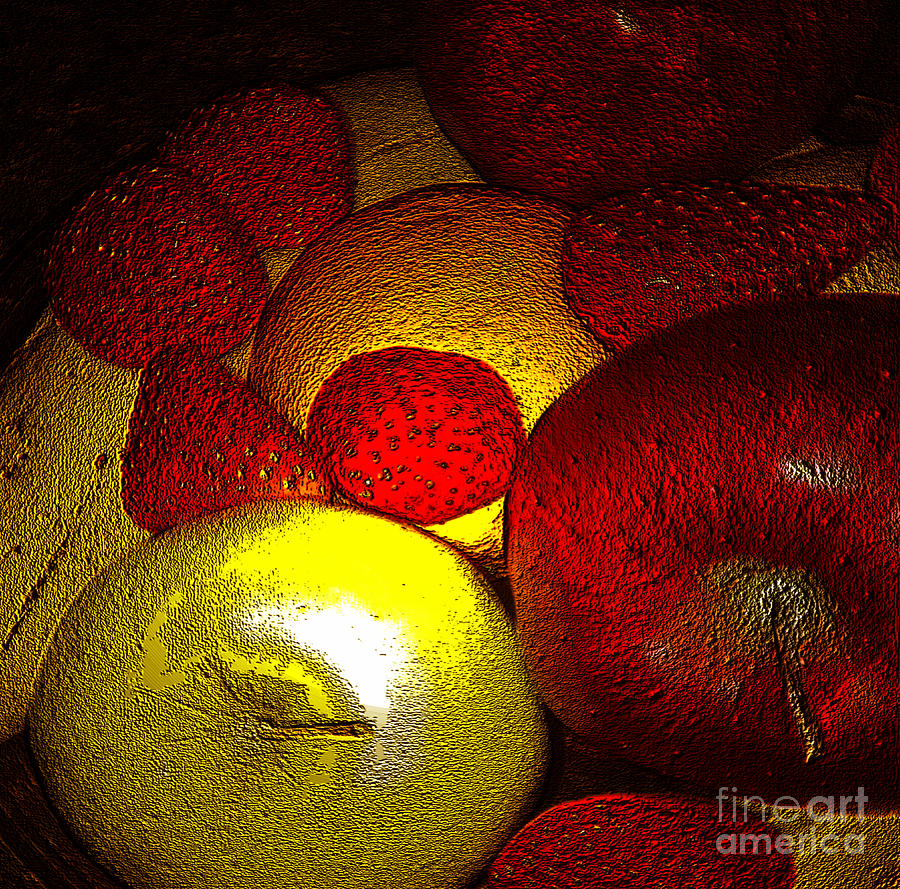 Real Fruit  Mixed Media by Gayle Price Thomas