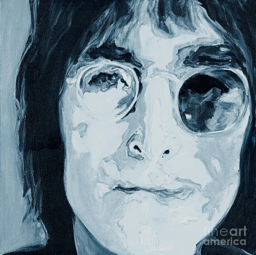 Imagine. John Lennon Portrait Painting by Tanya Filichkin