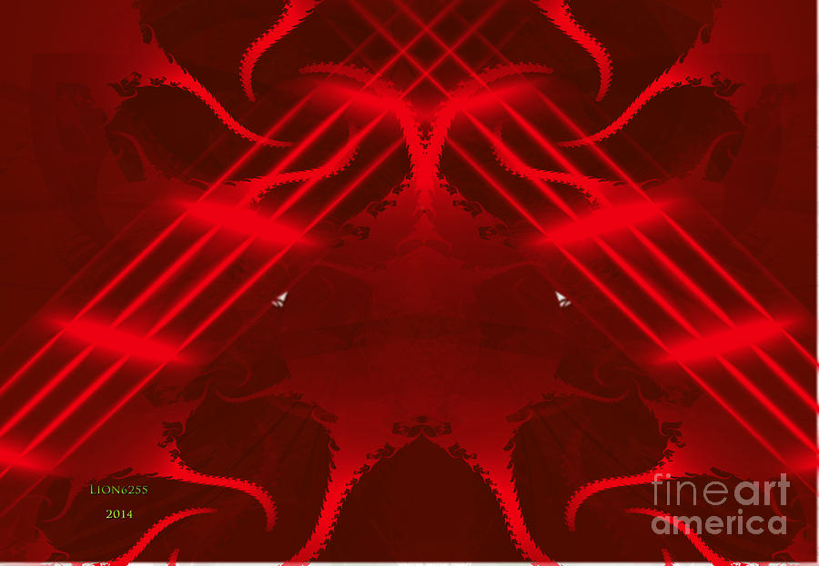 Really Red Around The World Digital Art by Melissa Messick