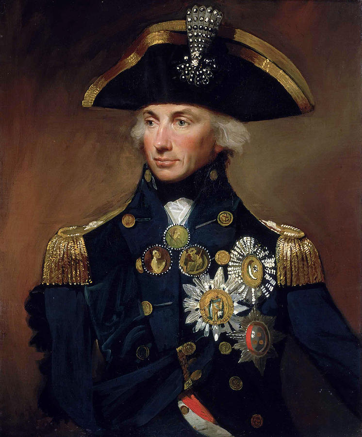 Rear-Admiral Sir Horatio Nelson Painting by Lemuel Francis Abbott