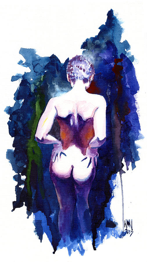Nude Painting - Rear View by Ken Meyer jr