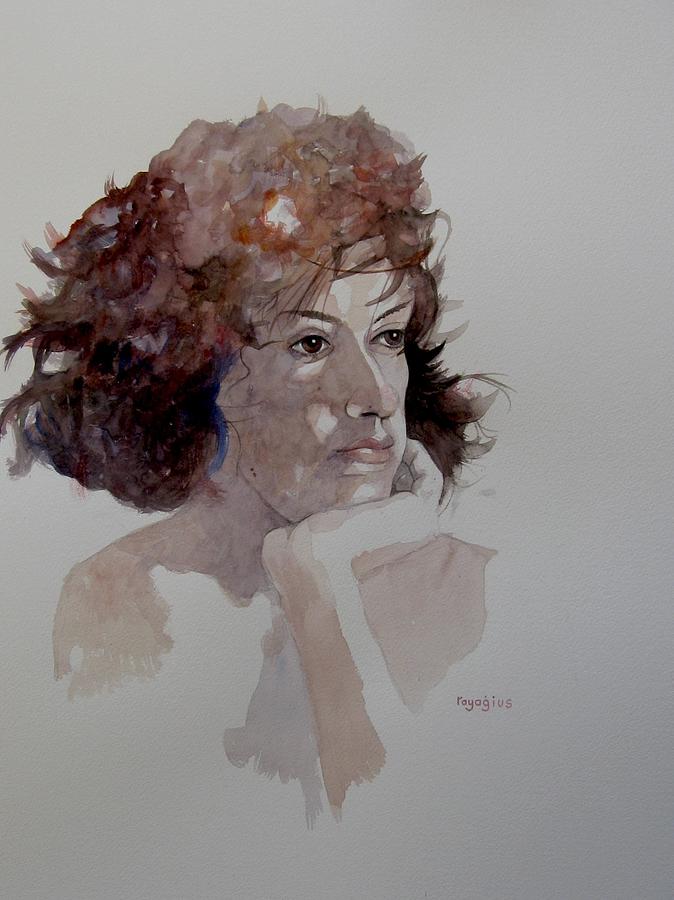Rebecca V Painting by Ray Agius