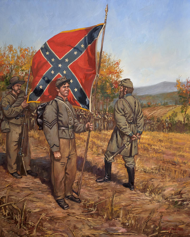 Rebel Colors - Confederate Color Sergeant - Flag Bearer - Fall of 1862 ...