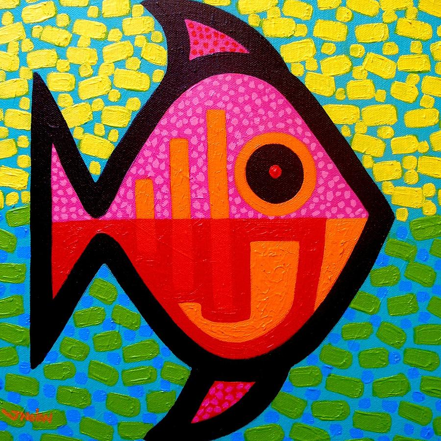 Fish Painting - Rebel Fish  II by John  Nolan