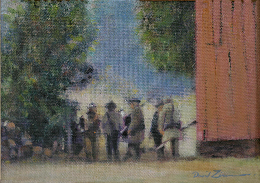 Rebels In The Backyard Painting by David Zimmerman