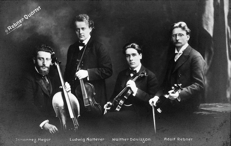 Rebner Quartet, C1910 Photograph by Granger