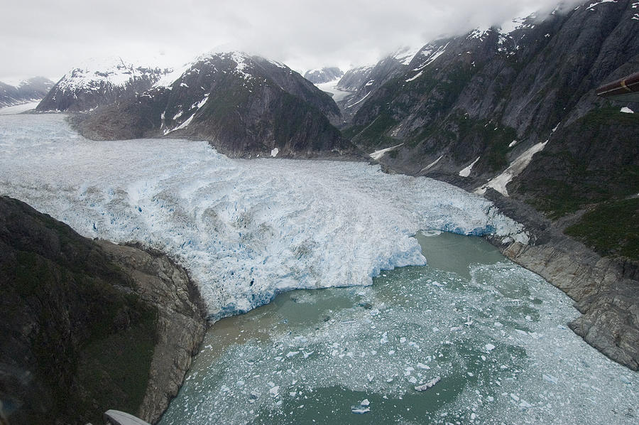 Receding Glacier Southeast Alaska Photograph by Flip Nicklin