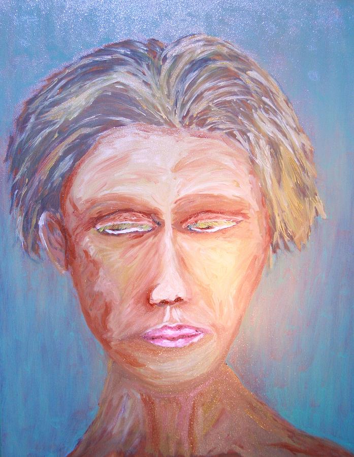 Portrait Painting - Recession 2013 by Paul Morgan