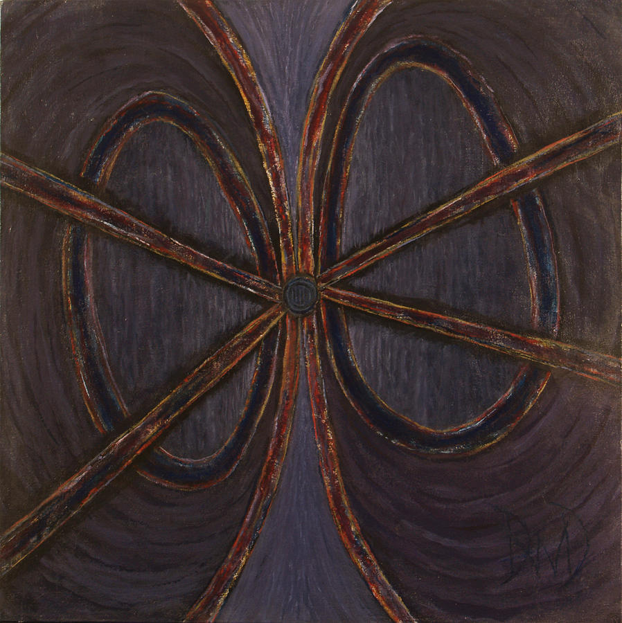 Abstract Expressionism Painting - Recession Ribbon by David Douthat Abstract Expressionism Painting - Recession Ribbon by David Douthat