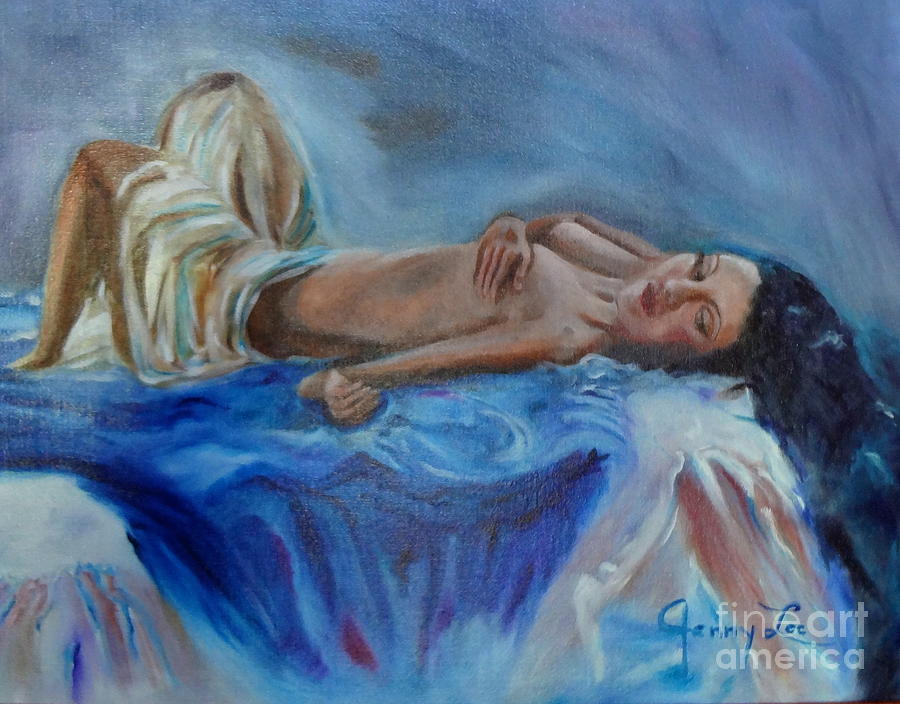 Reclining Beauty 111 Painting by Jenny Lee