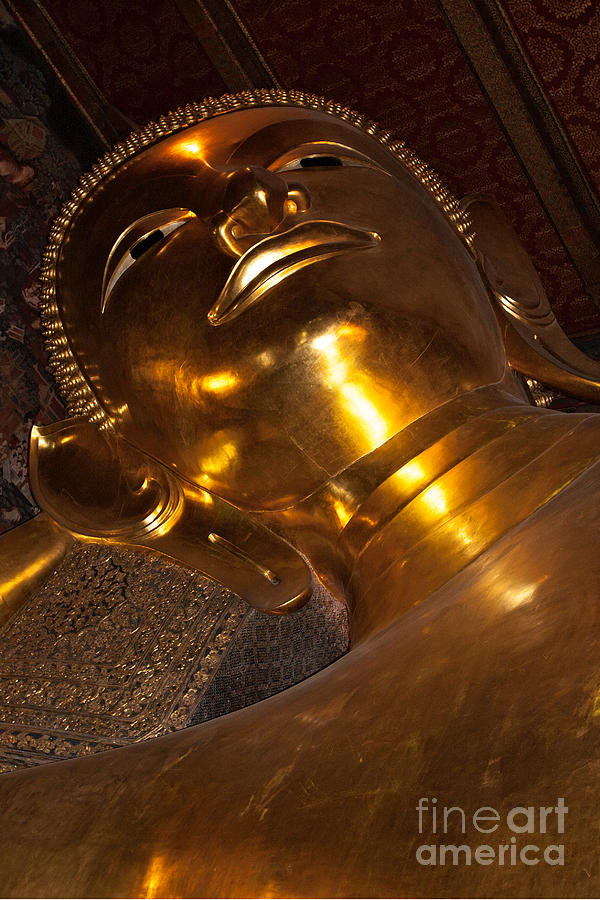 Reclining Buddha Photograph by Joerg Lingnau