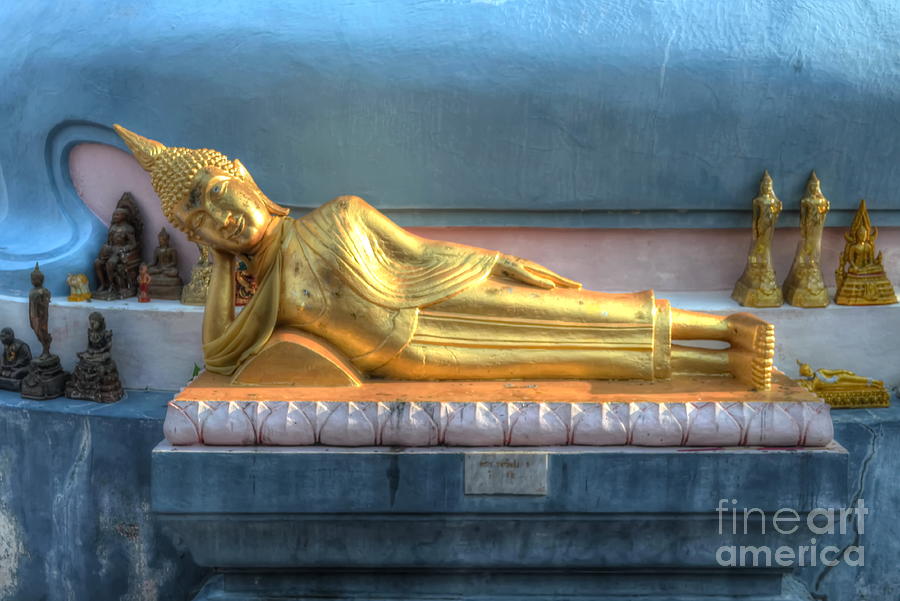 reclining Buddha Photograph by Michelle Meenawong