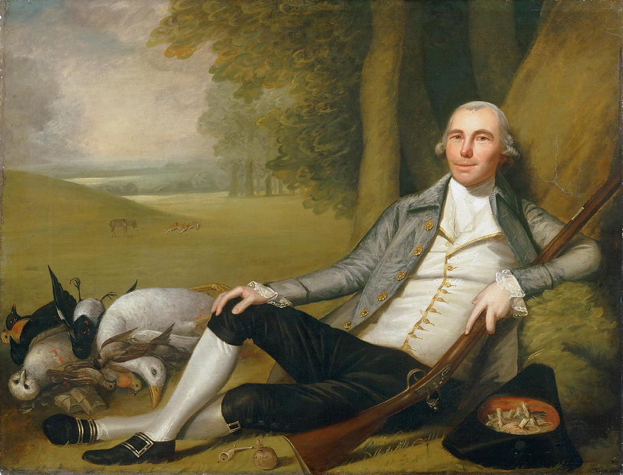 Reclining Hunter Painting by Ralph Earl