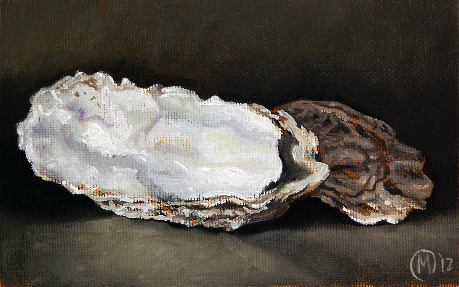 Still Life Painting - Reclining Shells by Maurice Morgan II