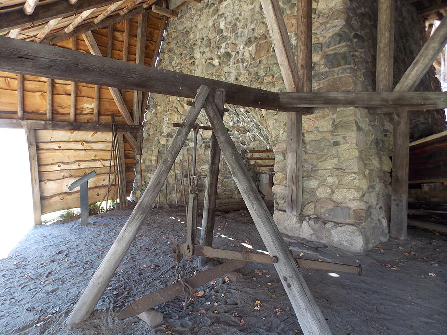 Reconstructed Iron Casting House Photograph by Catherine Gagne
