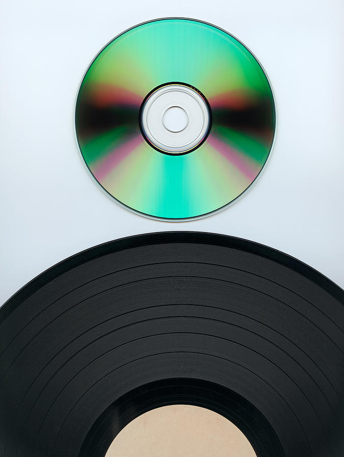 Record and CD Photograph by Marek Poplawski