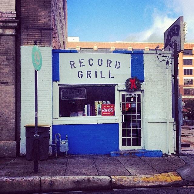 Dallas Photograph - Record Grill. #dallas #texas by Jillian Schantz Patrick