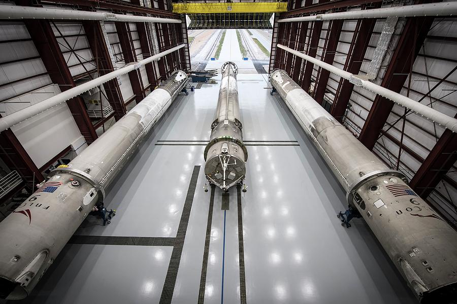 Recovered Falcon 9 Rockets From Spacex Photograph by Spacex/science Photo Library