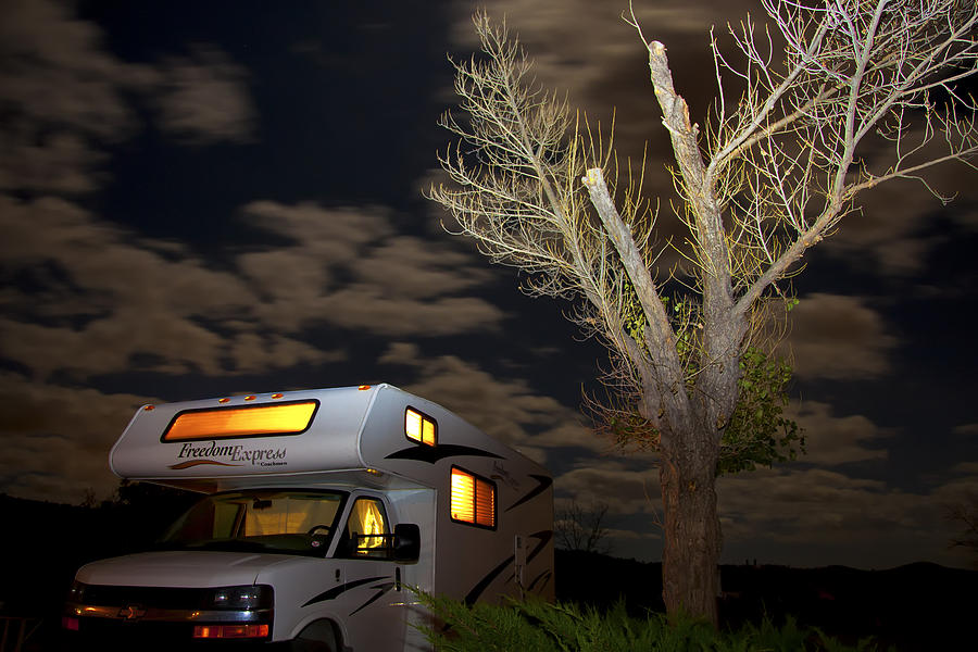 Recreational Vehicle Freedom Express Image Art Photograph by Jo Ann Tomaselli