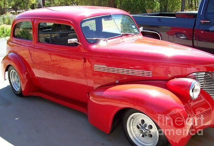 Red 1938 Chevy Photograph by Janette Boyd