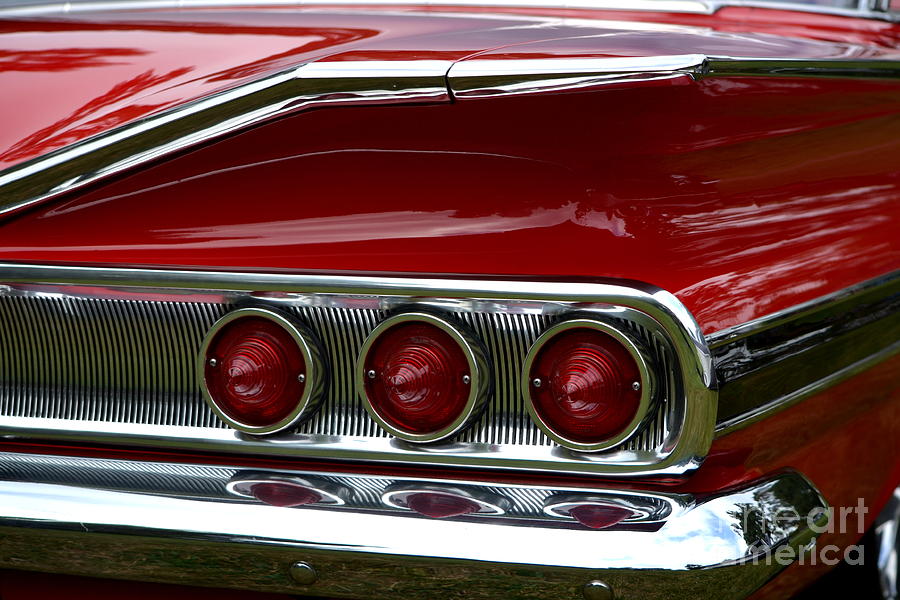 Red 1960 Chevy Tail Light Photograph by Dean Ferreira