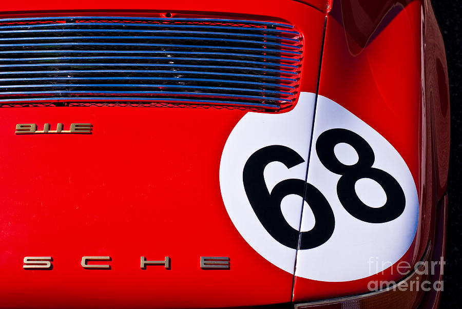 Red 1969 Porsche 911 Photograph by Stuart Row