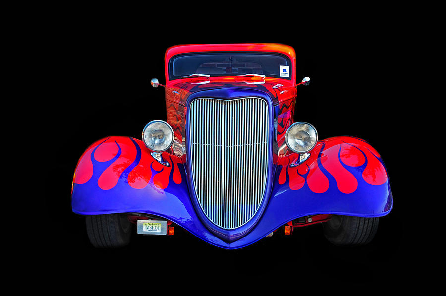 Red and Blue Custom Photograph by Dave Mills