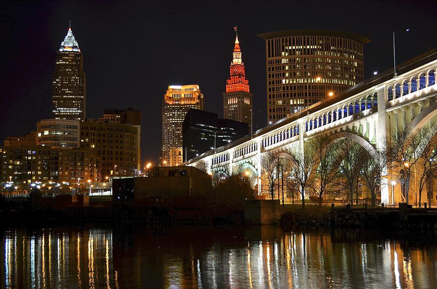 Cleveland Photograph - Red and Gold by Frozen in Time Fine Art Photography