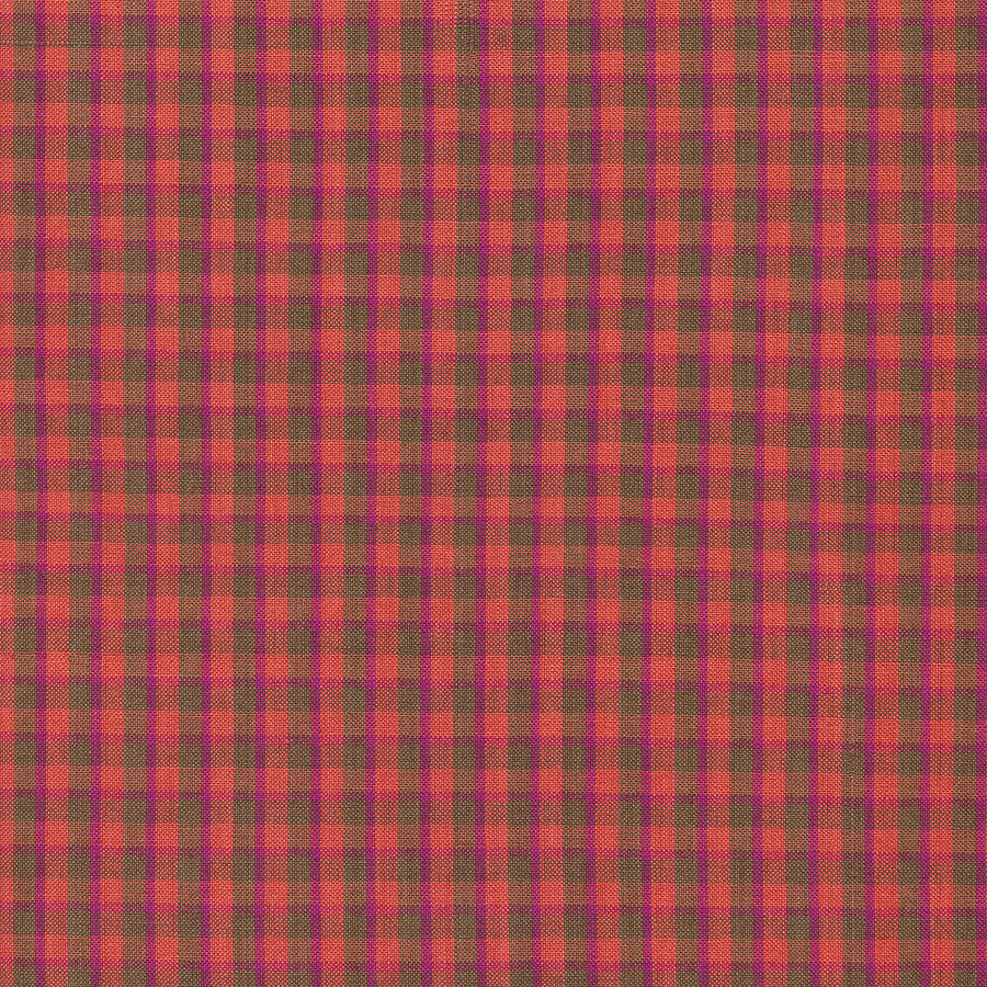 Red And Green Checked Plaid Pattern Cloth Background Photograph by Keith Webber Jr