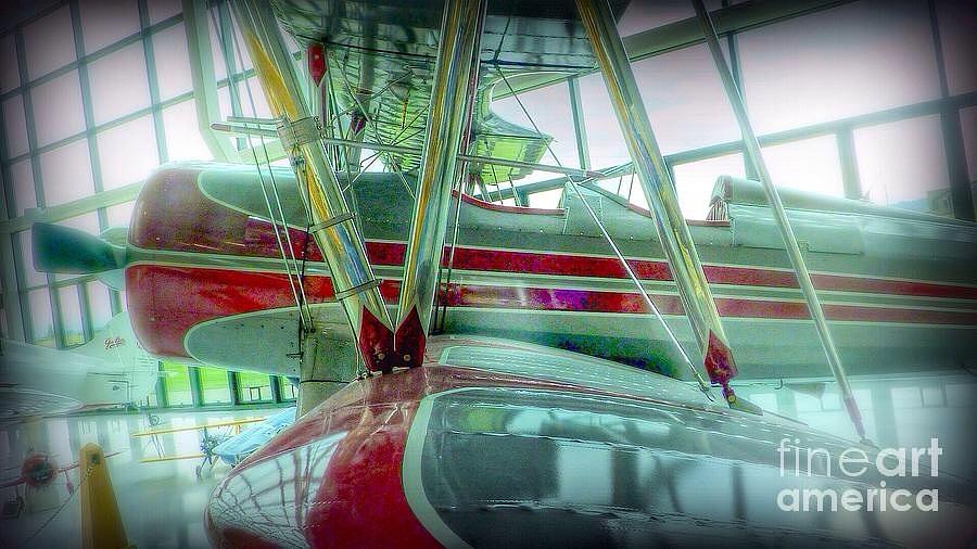Red And Silver Plane Photograph by Susan Garren