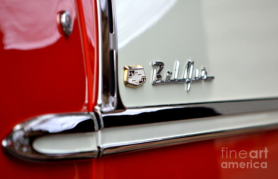 Red and White Bel Air Photograph by Dean Ferreira