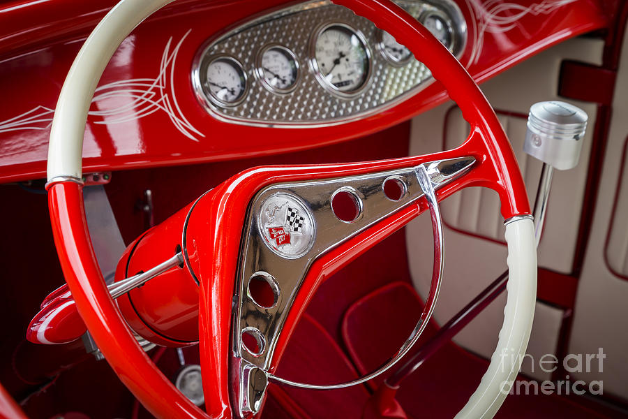 Red and White Photograph by Dennis Hedberg