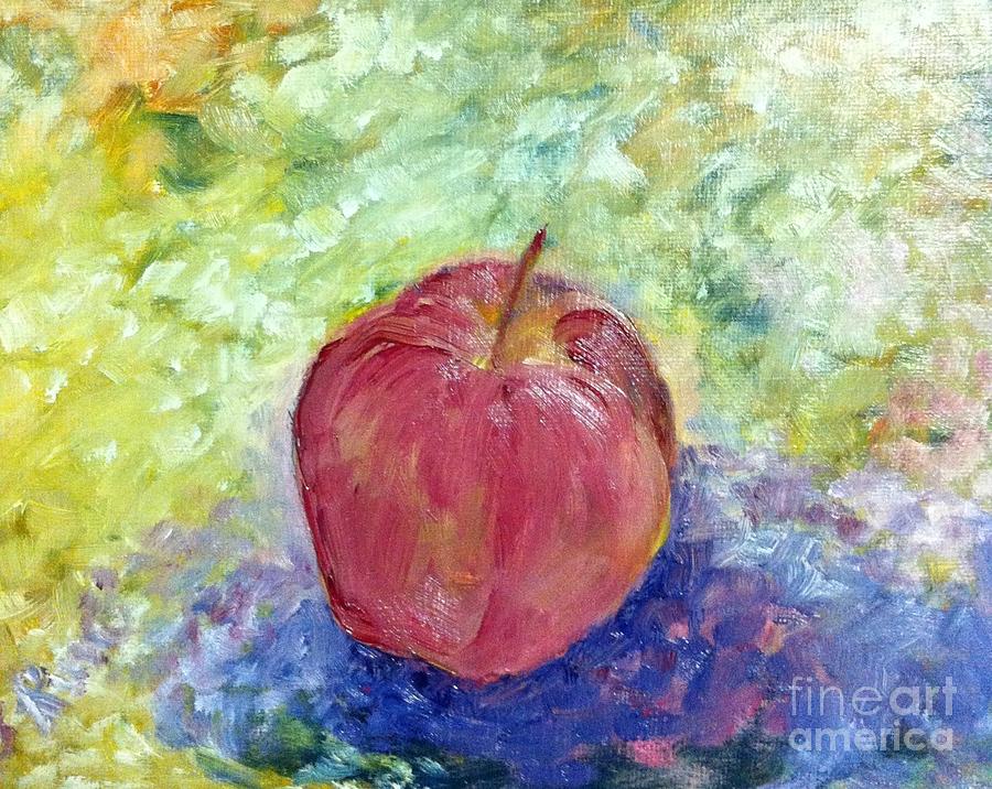 Impressionism Painting - Red Apple by B Russo