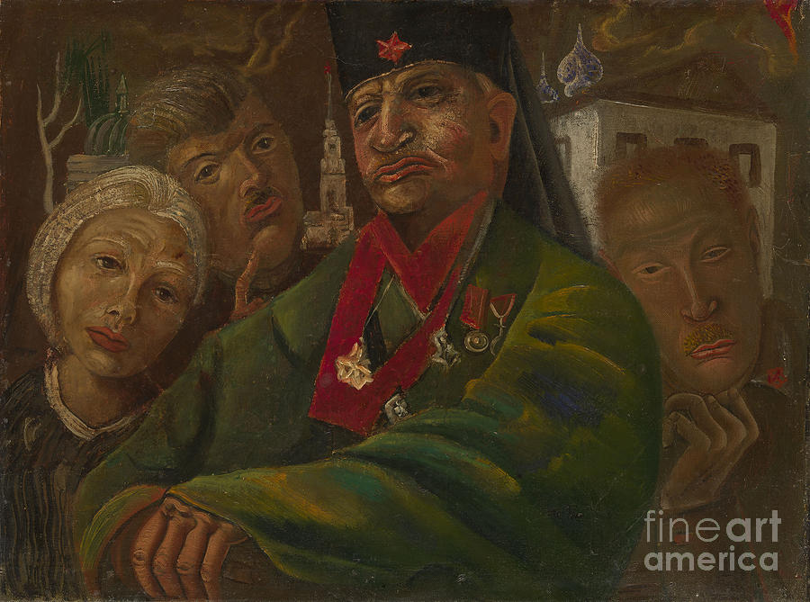 Red Army General Painting by Celestial Images