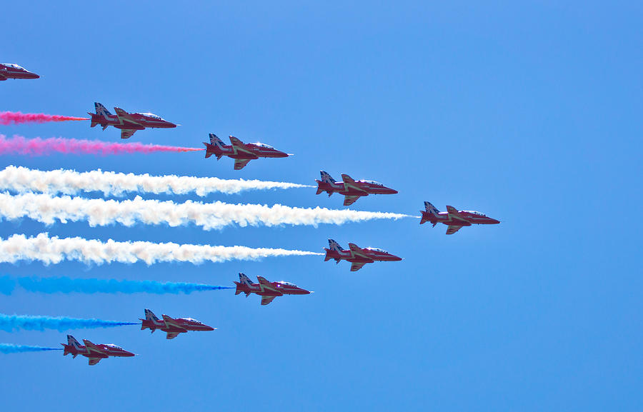 Red Arrows 1 Photograph by Scott Carruthers