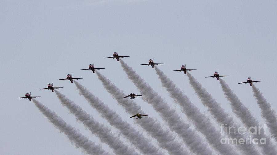 Red Arrows And Gnats Photograph