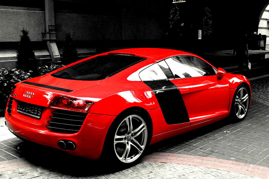 Red Audi Photograph