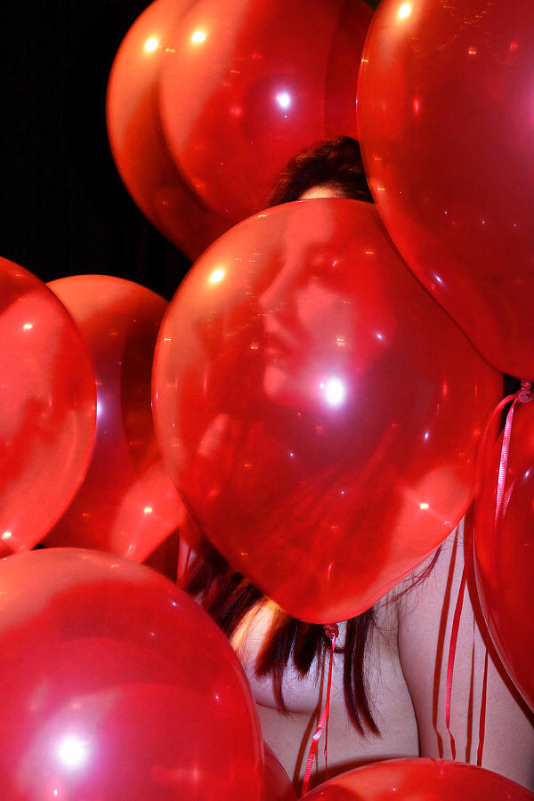 Red Balloons Photograph by Viktor Savchenko