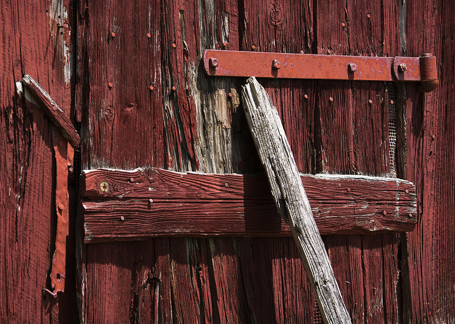 Barn Photograph - Red Barn Abstract by Rebecca Sherman