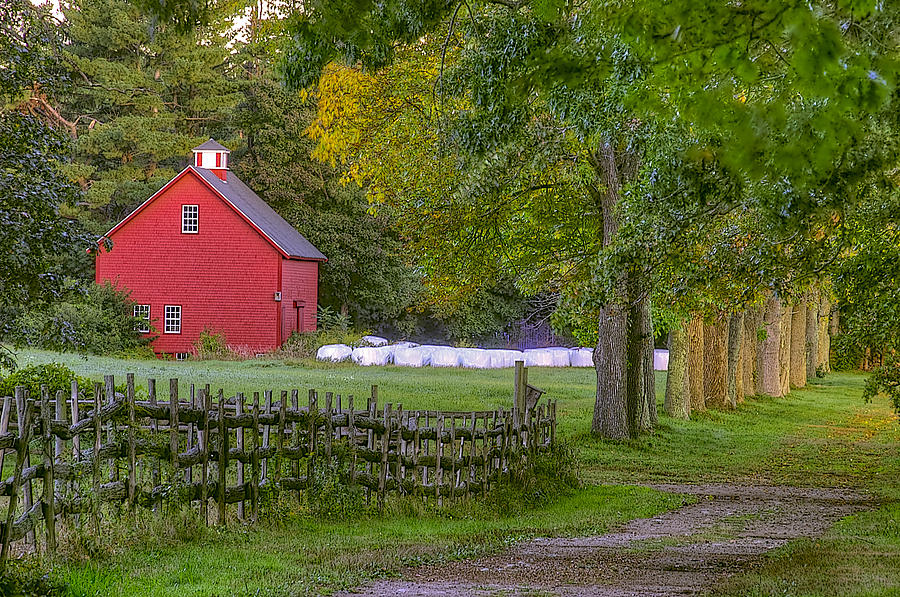 Red Barn at Appleton Photograph by Stoney Stone